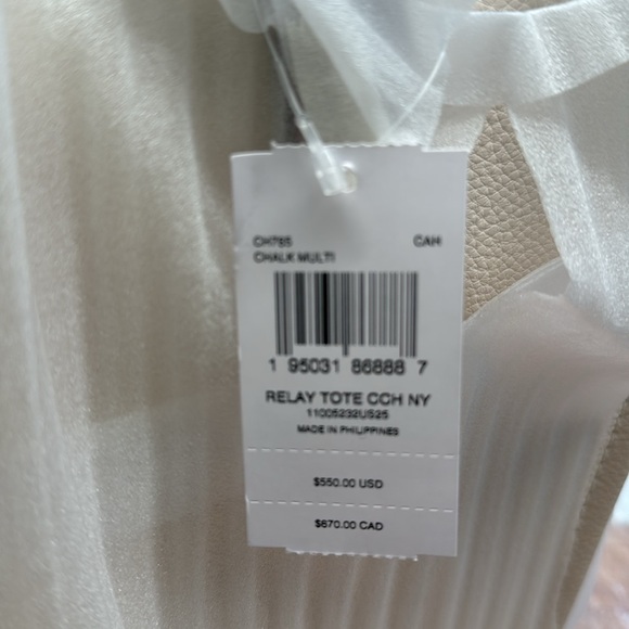 NWT - in complete package - Coach New York Leather Box Tote - Picture 5 of 8